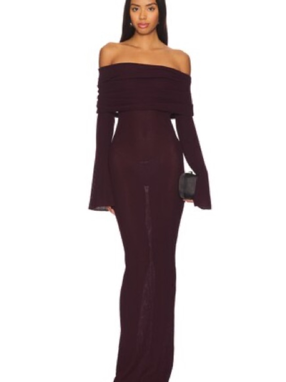 SEROYA Galleria Dress in Merlot